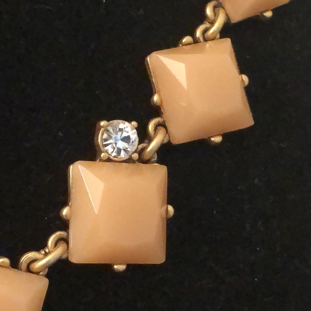 J. Crew Peach and Gold Necklace - Picture 3 of 5